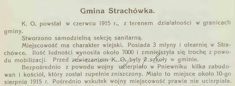 KO gmina strachówka
