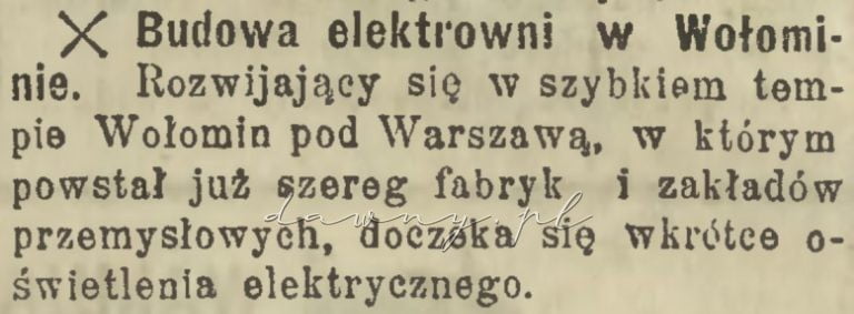 elektrownia w wołominie