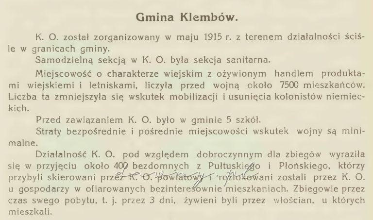 komitet obywatelski klembów