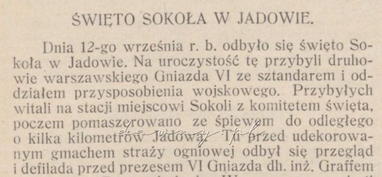 sokół jadów 1926