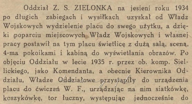 związek strzelecki zielonka 1936