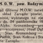 MOW Radzymin 1926