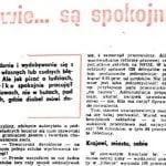 bohaterowie są spokojni