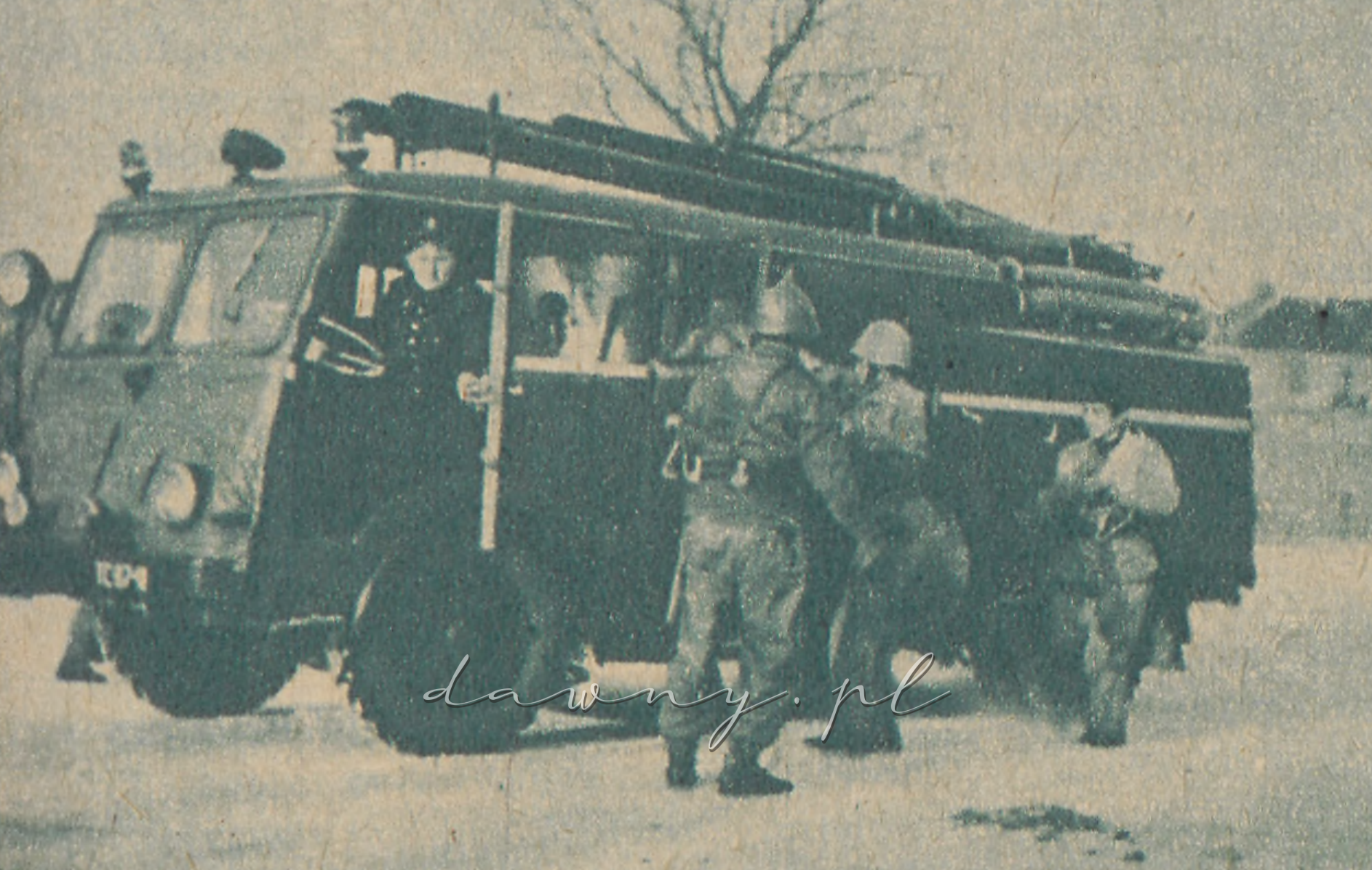 Kurs OSP w Ząbkach, rok 1965.