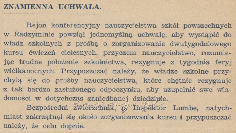 kurs ćwiczeń cielesnych