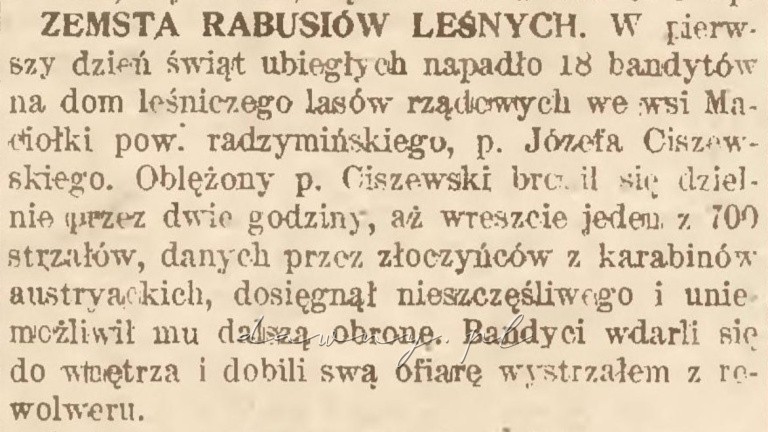 maciołki 1919