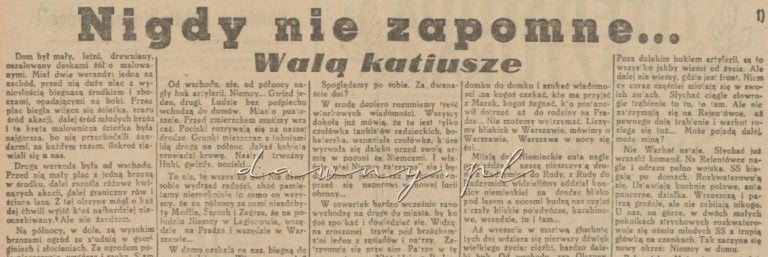 rejentówka okupacja