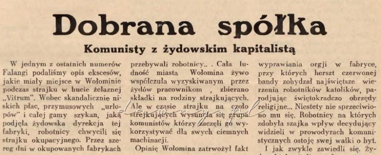 wołomin vitrum falanga