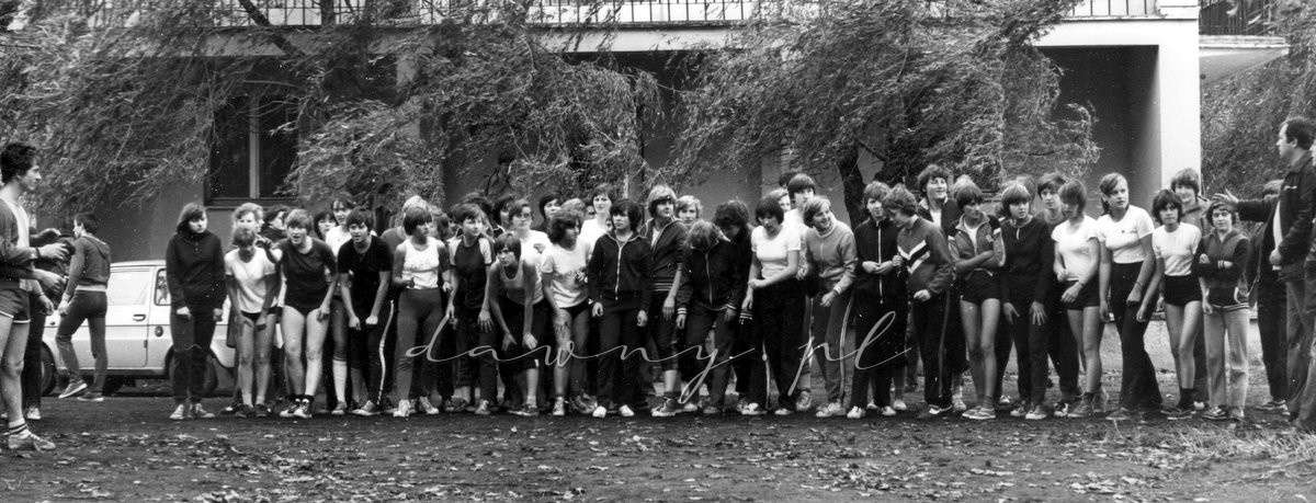 Biegi przełajowe - MZKS Huragan w Wołominie, 7 października1980.