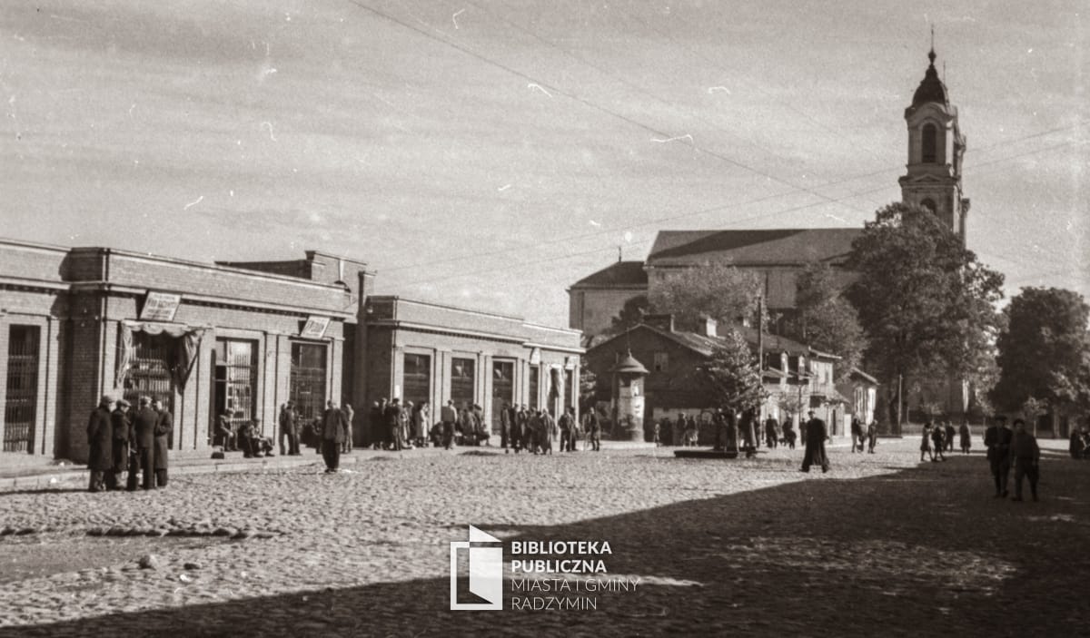 Radzymin w okresie okupacji. Fotografia ze zbiorów Biblioteki Publicznej Miasta i Gminy Radzymin