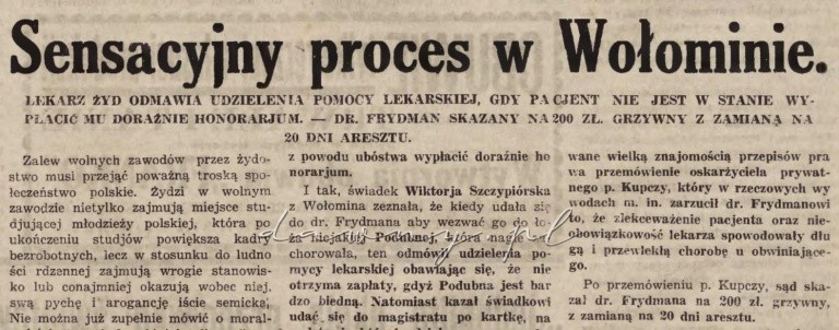 proces w wołominie