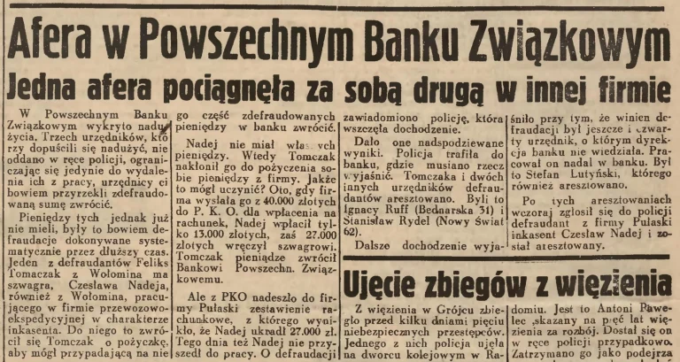 afera bankowa 1937