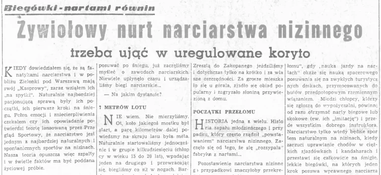 narciarstwo zielonka