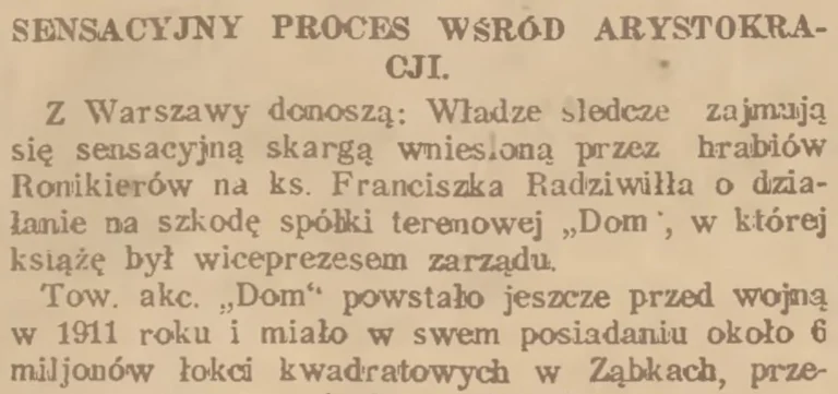 proces o miasto ogród ząbki