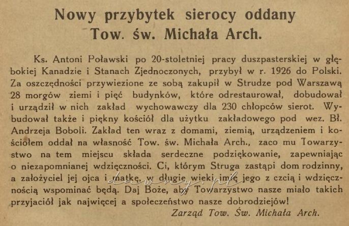 przybytek sierocy struga