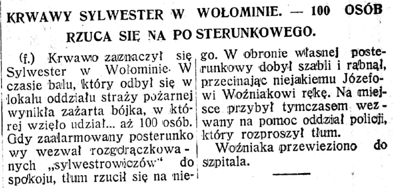 sylwester w wołominie