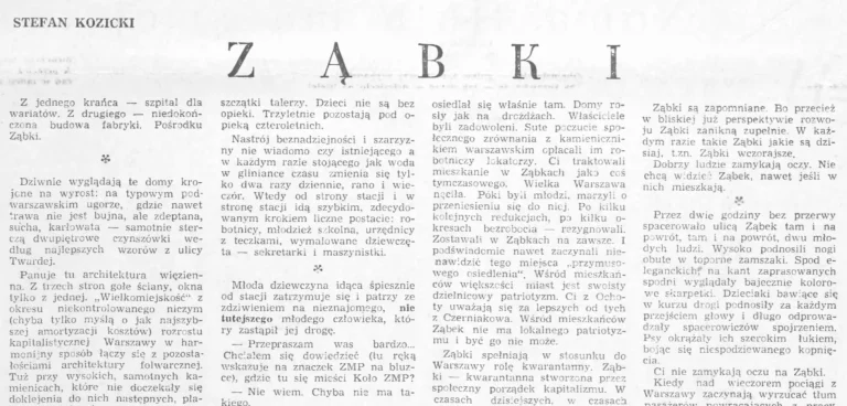 ząbki 1952