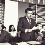 Uroczystość rozpoczęcia roku szkolnego 1979/80 w ZSZ Przemysłu Naftowego i Gazownictwa