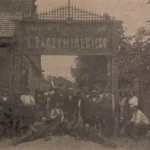 Brama browaru w Radzyminie, rok 1930