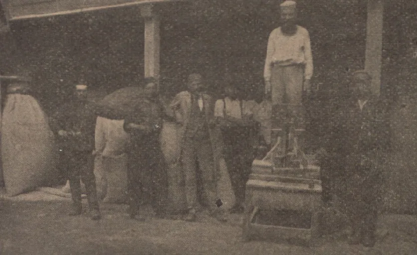 Fragment młyna w Radzyminie, rok 1930