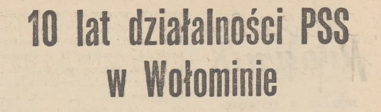 pss wołomin