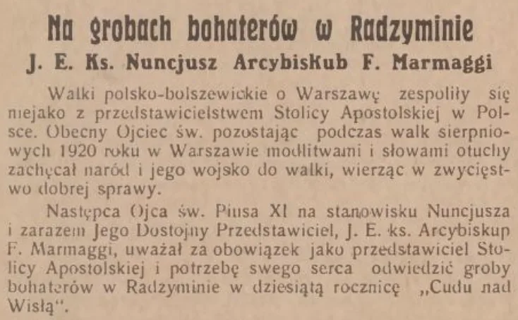 radzymin 1930