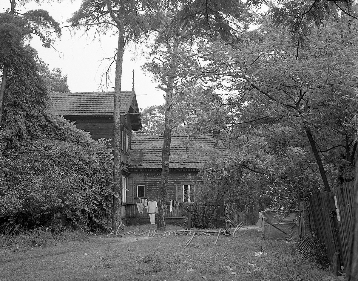 Willa Rohnówka w Wołominie, lata 70. Fot. Wojciech Rygało