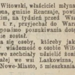 witowski młyn zaginiony