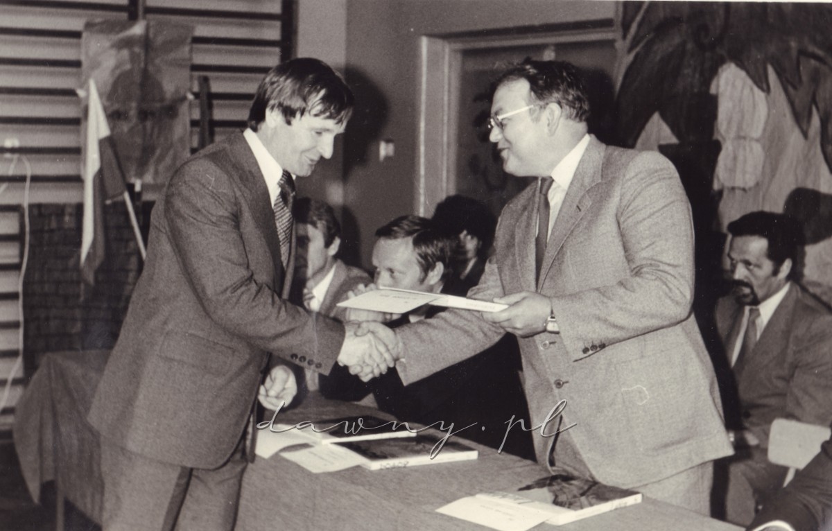 Zakończenie roku szkolnego w ZSZ Przemysłu Naftowego i Gazownictwa, rok 1984