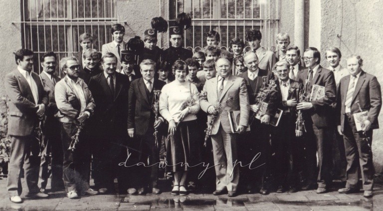 Zakończenie roku szkolnego w ZSZ Przemysłu Naftowego i Gazownictwa, rok 1984