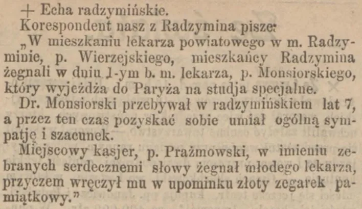 Dr. Monsiorski