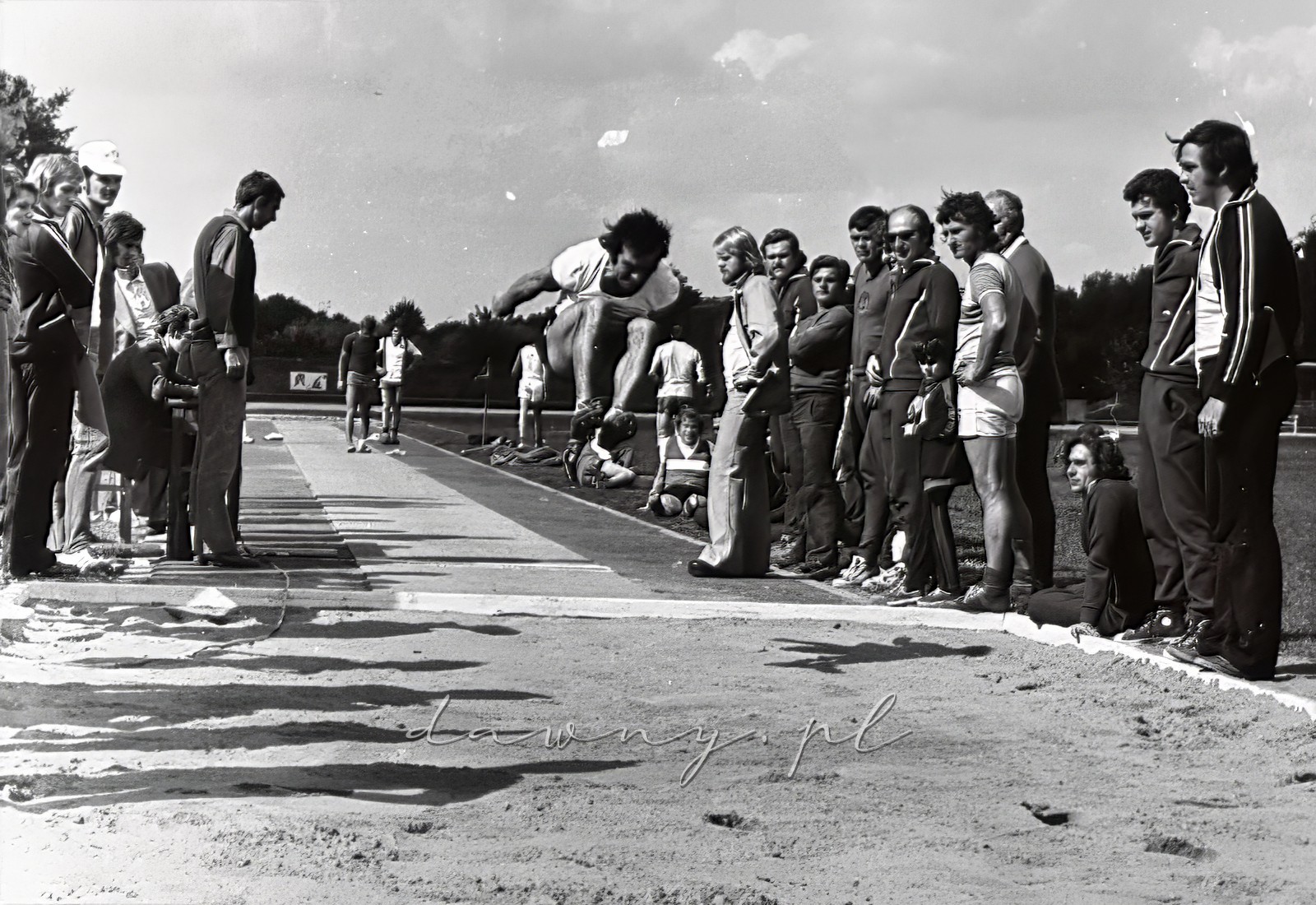 4-5 września 1976 roku. I Spartakiada Pracowników Przemysłu Szklarskiego i Ceramicznego, AWF Warszawa. Fot. Bolesław Szulim.