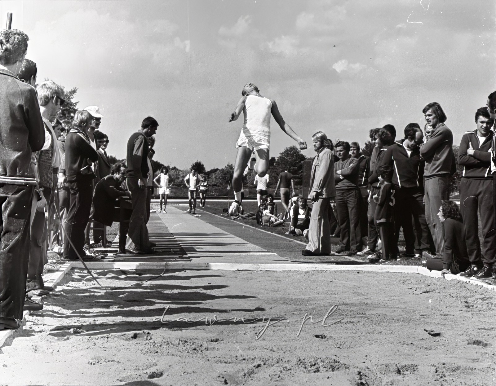 4-5 września 1976 roku. I Spartakiada Pracowników Przemysłu Szklarskiego i Ceramicznego, AWF Warszawa. Fot. Bolesław Szulim.