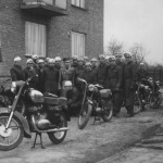 Wołomińska sekcja motorowa. Fotografia z albumów rodzinnych Beaty Glinki.