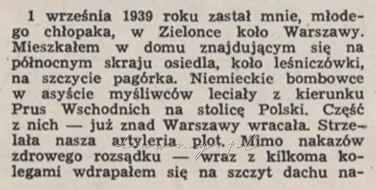 1 września zielonka