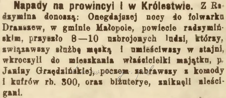 Dręszew 1906