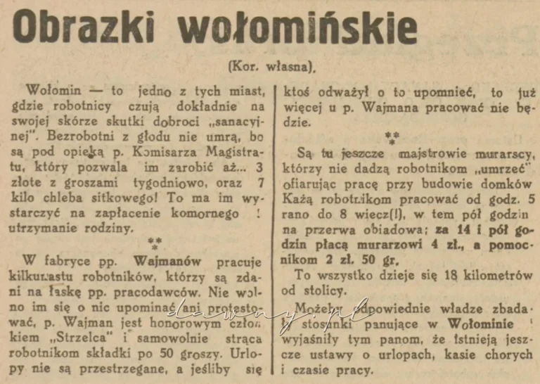 Obrazki wołomińskie