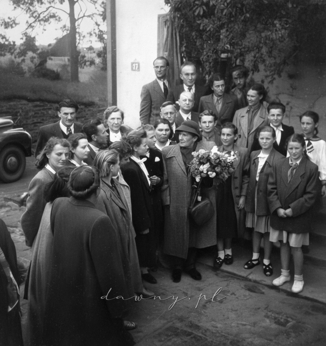 Zofia Nałkowska w Wołominie. 28 czerwca 1952.