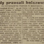 Kędy przeszli bolszewicy