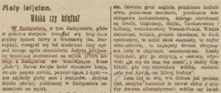 Wódka czy książka?