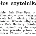 Macierz Szkolna w Jasienicy
