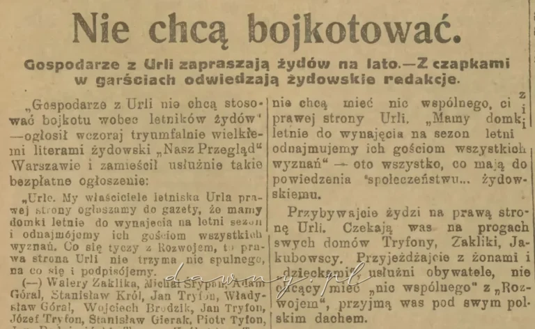 Nie chcą bojkotować