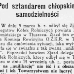 Zjazd delegatów Kółek Rolniczych