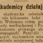 Akademicy działają