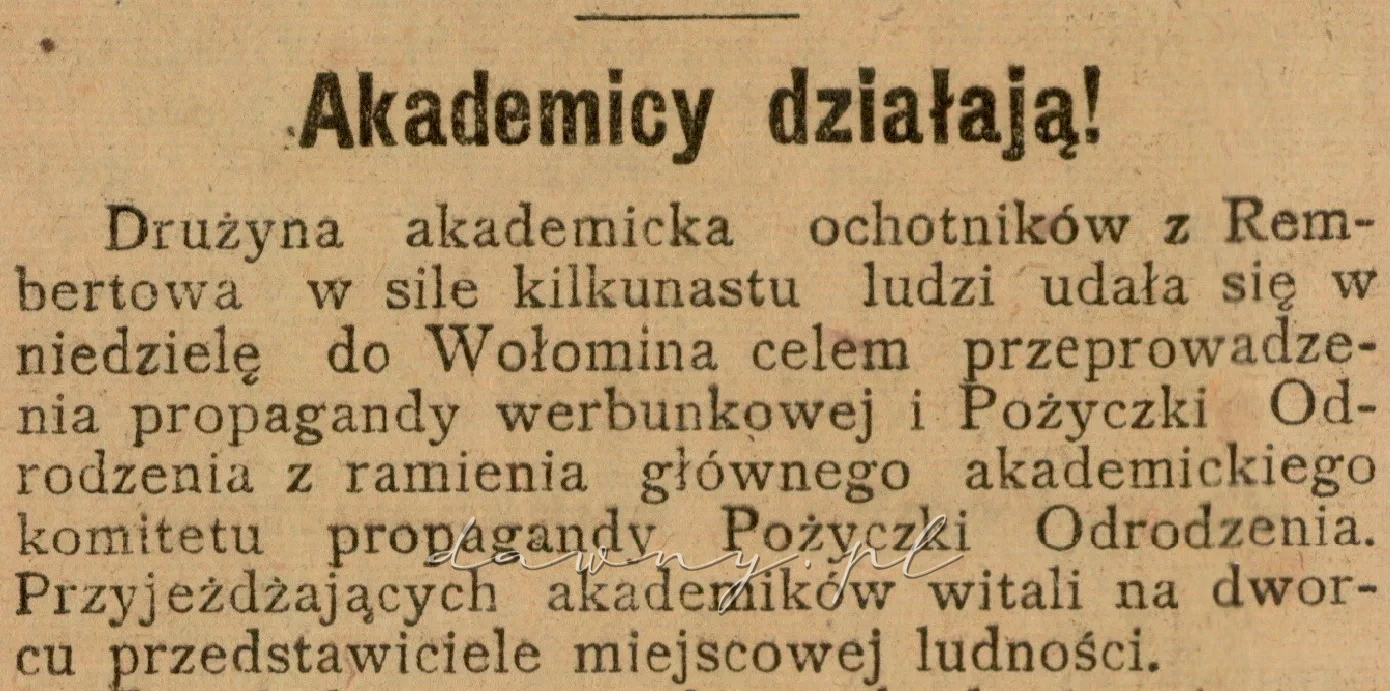 Akademicy działają