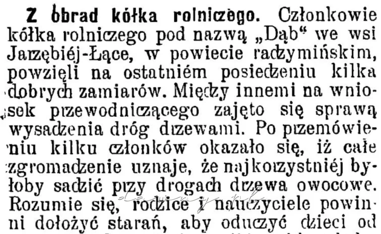 jarzębia łąka 1921