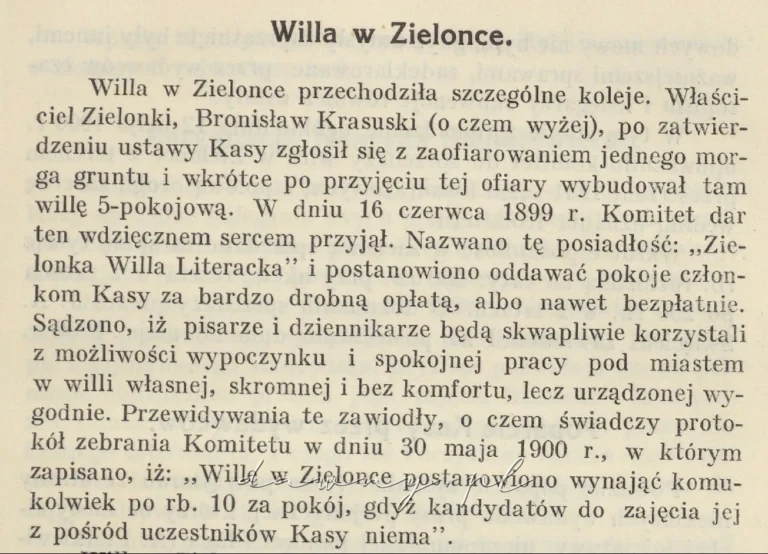 willa w zielonce