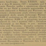 Elektrownia Marecka 1927