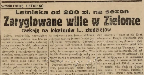 letnisko zielonka