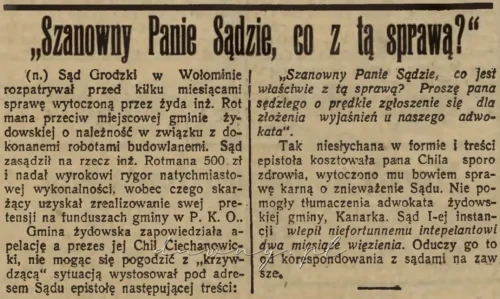 sąd wołomin